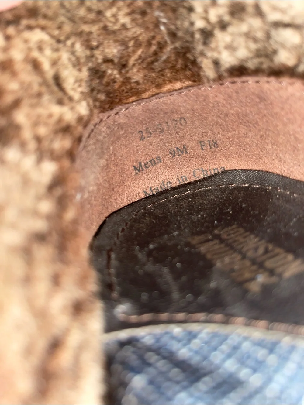 Johnston & Murphy Men's Brown Lace-Up Sherpa Chukka Boots